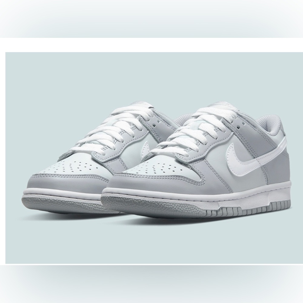 Nike Dunk Low GS Two-Toned Grey Pure Platinum .